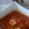 * Soupe aux tomates et aux coquilles de Julie *