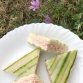 Sandwich chic et frais concombre/saumon