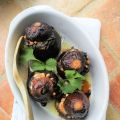 Oignons rouges farcis aux épinards, champignons[...]