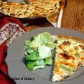 Quiche aux poireaux et saumon fumé
