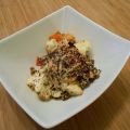 Gratin de quinoa, chou-fleur, tomates et[...]