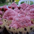 Cupcakes à la rose framboise