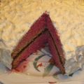 Gâteau rouge et glaçe  au beurre