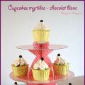 Cupcakes myrtilles-chocolat blanc