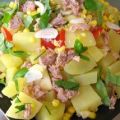 Salade de thon et poivrons