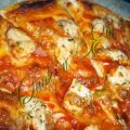 Recette de Pizza poulet estragon