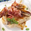 Toast au bacon, sirop d’érable et banane