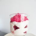 Verrines framboise-guimauve