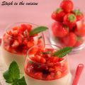 Panna Cotta au Tartare de Fraises