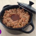 Crumble aux pommes et pain d'épices, sauce[...]