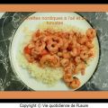 Crevettes nordiques à l'ail et aux tomates