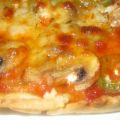 Pizza aux champignons