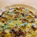 Omelette gratinée aux champignons