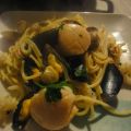 spaghettis aux fruits de mer