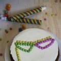 Gâteau Zébra aux couleurs du carnaval