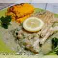 Aile de raie à la crème de soja
