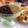 Crème à la pistache sur lit de chocolat noir[...]