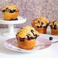 Muffins aux myrtilles ultra moelleux