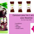 Concours 1 pour les 1 an du blog avec Newtree[...]