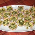 Minis quiches aux épinards