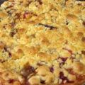 Crumble aux prunes et aux bananes