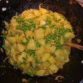 Curry pommes de terre/petits pois(alu matar),[...]
