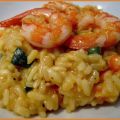 Risotto crevettes et courgettes
