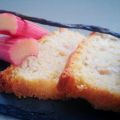 Cake Rhubarbe Vanille