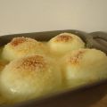Gratin d'oeufs aux brocolis et béchamel au curry