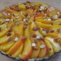 Tartelette aux pêches et érable