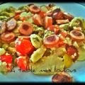salade composée pomme/macédoine/semoule/tomate[...]