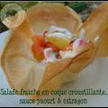 Salade de pommes de terre au saumon en coque[...]
