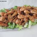 Cuisses de poulet panées