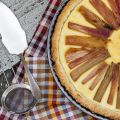 Tarte à la rhubarbe et à la frangipane