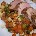 Filet de porc balsamique et sa salsa