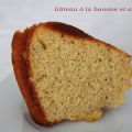 Gâteau de maïs à la banane