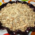 Crumble rhubarbe-pommes
