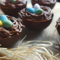 Petits nids de Pâques au chocolat #pâques