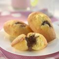 Madeleines au coeur chocolaté
