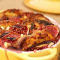 Gratin de pain perdu à la figue et aux pignons[...]
