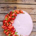 Mon cheesecake à la fraise