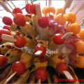 BROCHETTES DE CAKE APERITIVES