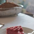 Bavarois mousseux à la framboise (vegan)