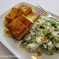 Tofu mariné et poêlé