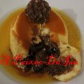 Flans de laranja com chocolate Ferrero Rocher