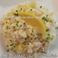 Risotto au citron confit