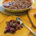 Croustade surprise fraises et nectarines