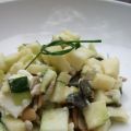 Salade de courgettes, ciboulette, feta, mélange[...]