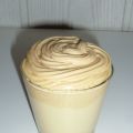 Un liégeois: Vanille et chantilly au caramel