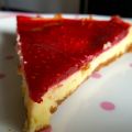 Cheesecake au chocolat blanc et aux framboises